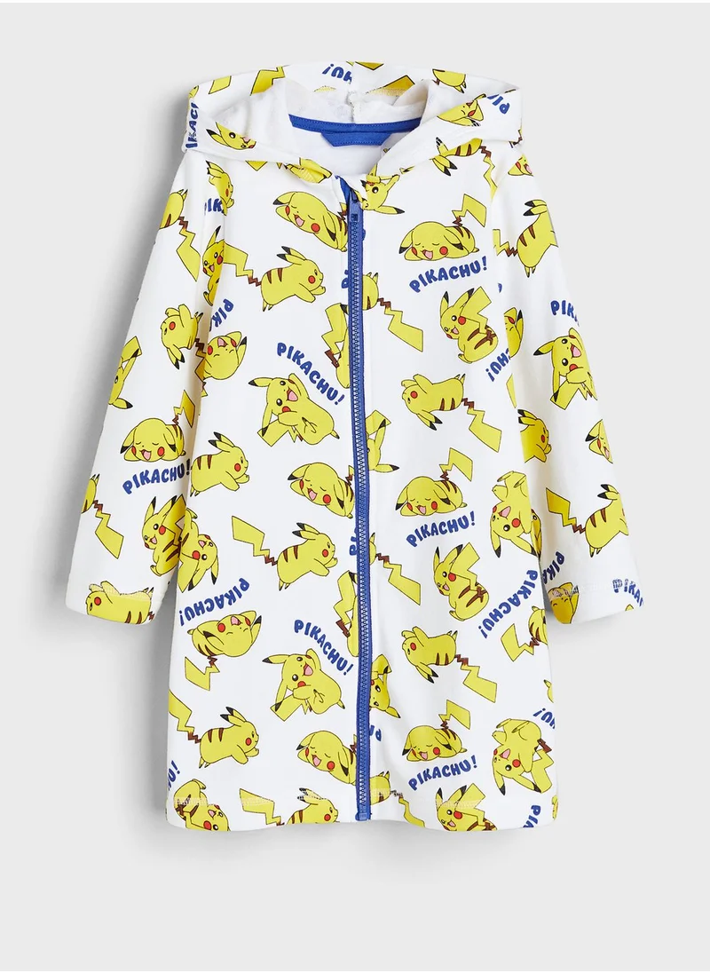 H&M Kids Pokemon Print Zip Through Hoodie