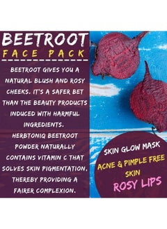 Herbtoniq 100% Natural & Organic Beetroot Powder For Diy Skincare Haircare & Body Care 150G Perfect For Brightening Nourishing And Improving Complexion Suitable For All Skin & Hair Types  - Image 5