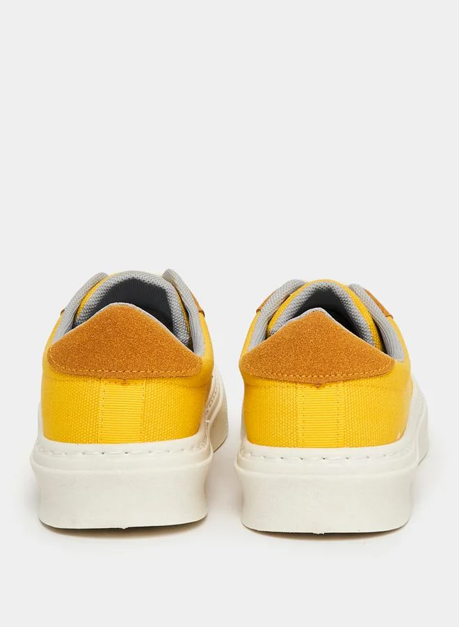 Styli Low Top Canvas Lace Up Sneakers