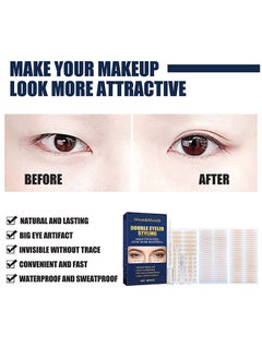 Eyelid Tape for Hooded Eyes Invisible, 480pcs Eyelid Lifter Strips, Waterproof Double Eyelid Strips,Instant Eyelid Lift for Heavy Saggy, Uneven,Hooded, Mono-eyelids, with Fork Rods and Tweezers - pzsku/Z8903D1610D5D594ADA6EZ/45/_/1713768800/0620b166-3577-4fca-b1e6-d508bec051d7