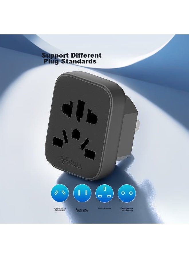 Bull American Standard Travel Socket/adapter/power Converter Socket/for Use Abroad Gn-l14a Without Switch - Image 5