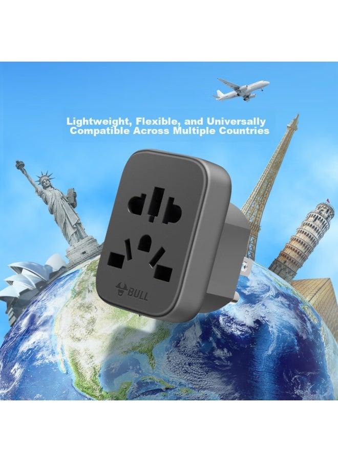 Bull American Standard Travel Socket/adapter/power Converter Socket/for Use Abroad Gn-l14a Without Switch - Image 2