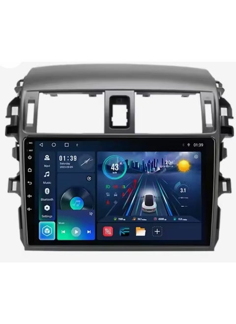 Toyota Corolla 2009 -2011 Screen This modern, high-tech screen adds comfort and distinction to your driving experience. It allows you to view your trip information clearly and in high definition, and provides an easy way to communicate with the world around you. This screen10INCH  features superior performance and innovative technology, making it an ideal choice for those looking to enhance their driving experience.