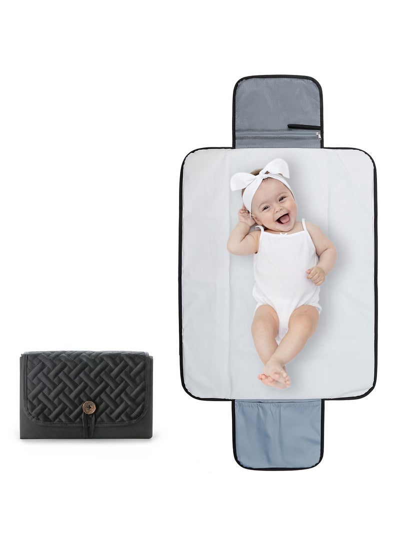 RedMapleTEK Foldable Diaper Bag for Going Out, Portable Baby Changing Pad - Image 1