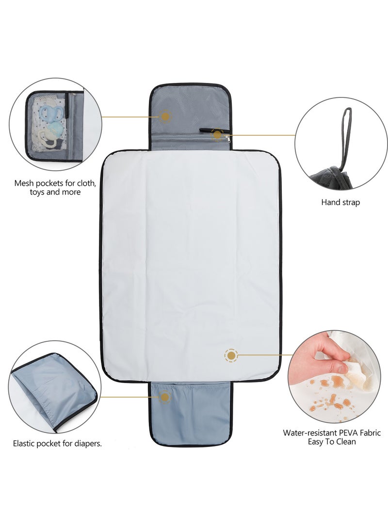 RedMapleTEK Foldable Diaper Bag for Going Out, Portable Baby Changing Pad - Image 2