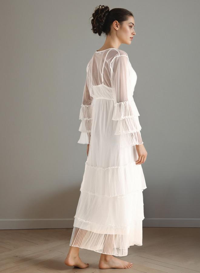 Splash FAV Lace Bridal Night Gown with Robe - Image 3