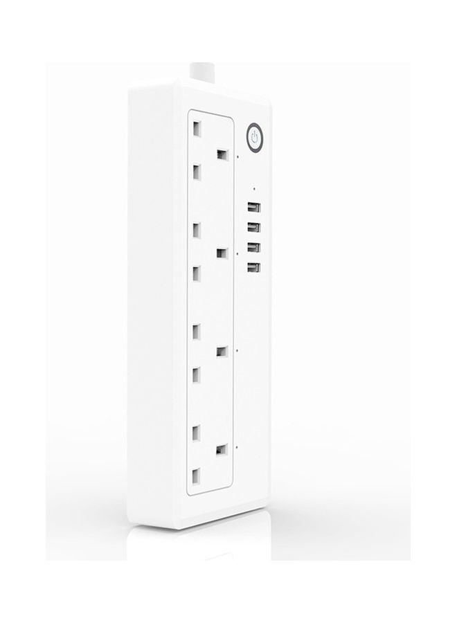 NIBEMINENT Multi-Port Wi-fi Smart Plug Connector White - Image 1