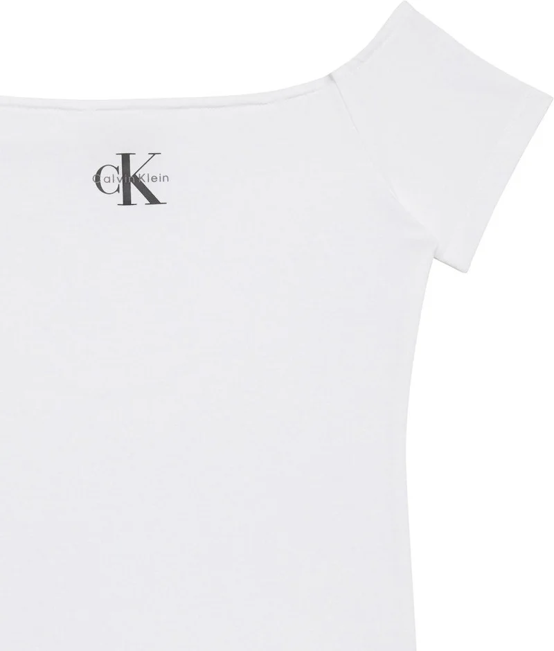Calvin Klein Jeans  Logo Off Shoulder Top for Women | Best Price UAE