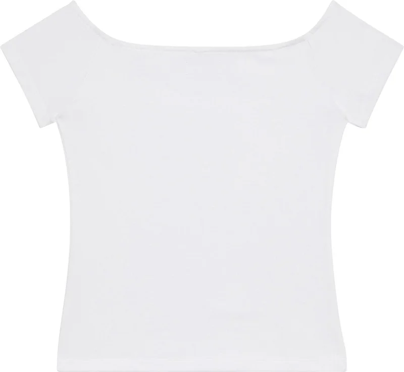 Calvin Klein Jeans  Logo Off Shoulder Top for Women | Best Price UAE
