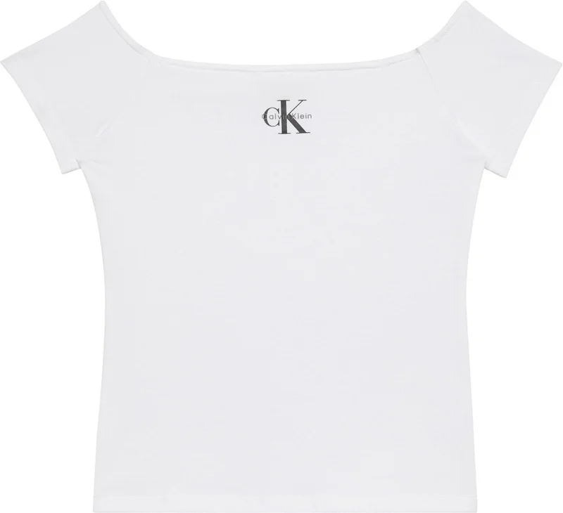 Calvin Klein Jeans  Logo Off Shoulder Top for Women | Best Price UAE