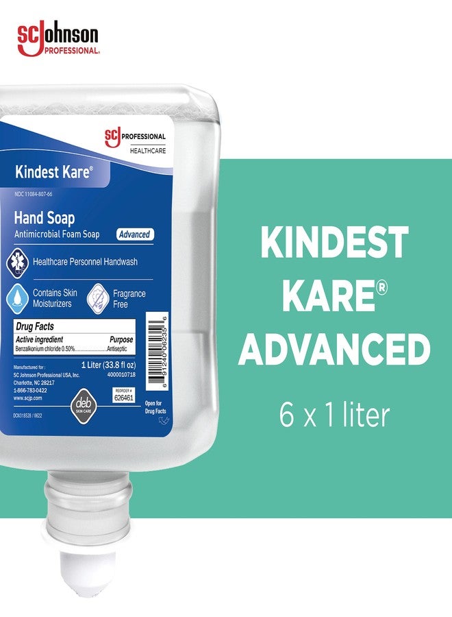 SC Johnson Professional Kindest Kare Advanced Hand Soap Refill Cartridges 2 x 1L for Hospital, Medical and Professional use - Image 2