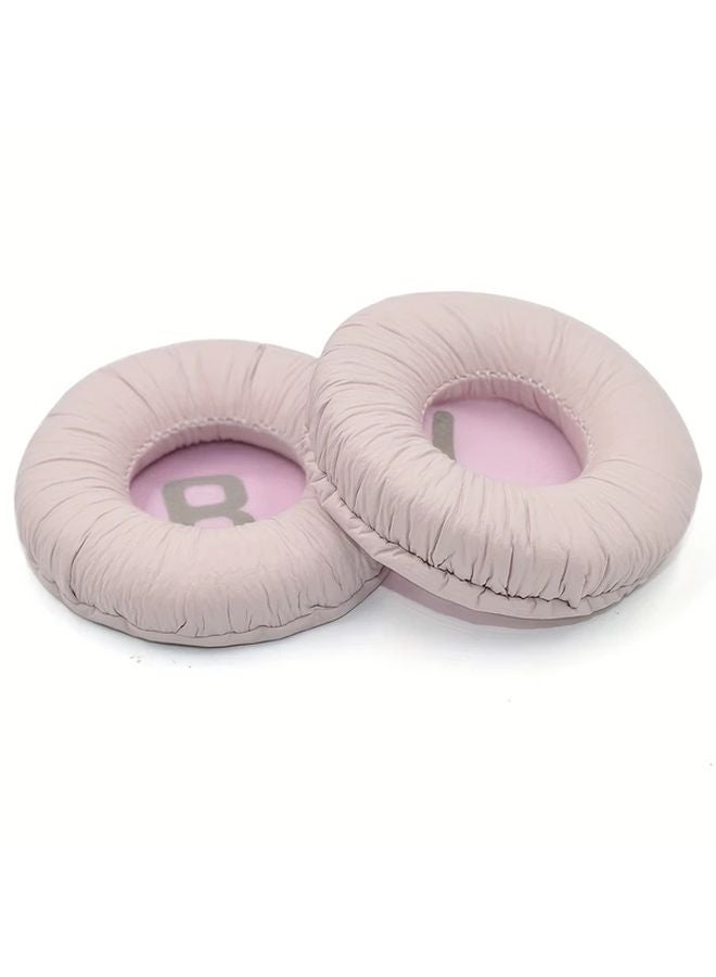 White Replacement Ear Pads For Sony WH CH510 JBL T450 T450BT T500BT Tune600 70mm Round On Ear Headphones - Image 4