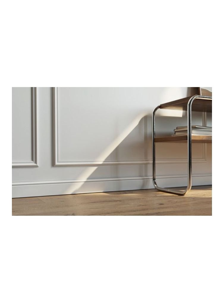 Polystyrene Skirting Board/Baseboard - Size: 10*1.35*240 cm - 5 Pieces