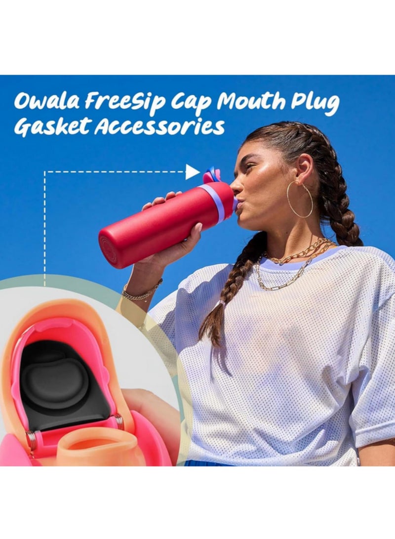 4pcs Leak Proof Silicone Stopper Gasket Replacement for Owala FreeSip 19oz 24oz 25oz 32oz 40oz Water Bottle BPA Free Dishwasher Safe Durable Accessories  - Image 4