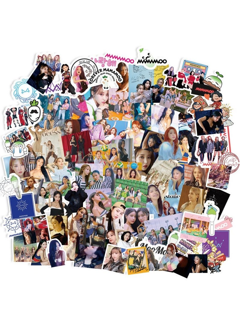general 50-Piece MAMAMOO Cute Vinyl Waterproof Sticker