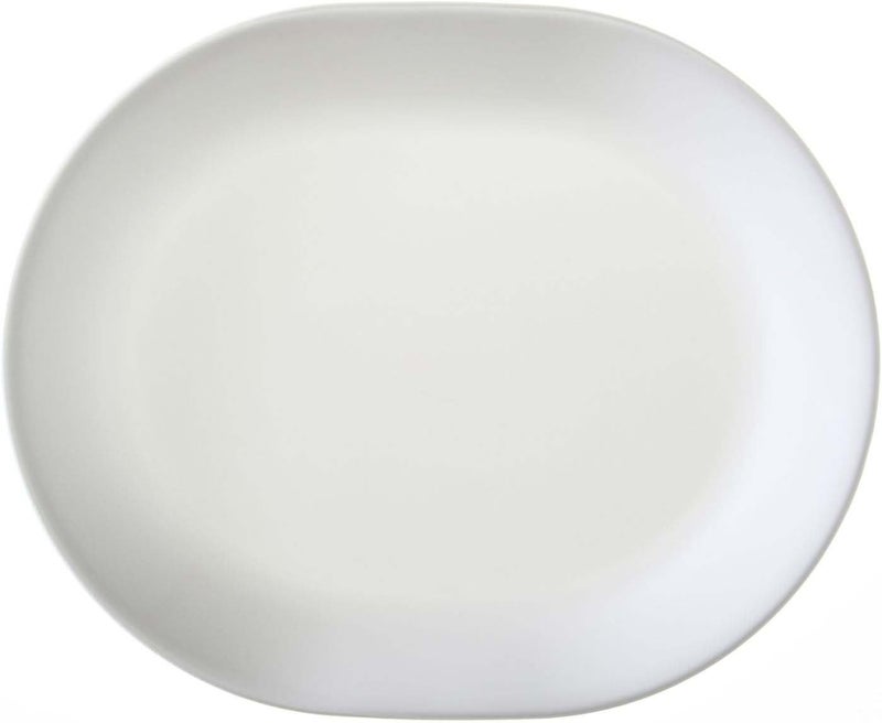 Corelle 3128 Vitrelle Glass Winter Frost White Serving Platter Pack of 3 32 Centimeters - Image 1