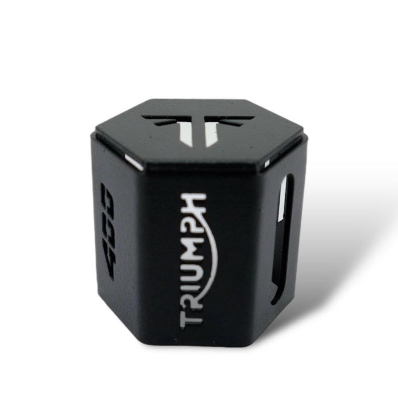 MILACHIN TriumphH Speed 400 Rear Disc Oil Container Guard, Rear Oil Cap Black. - Image 3