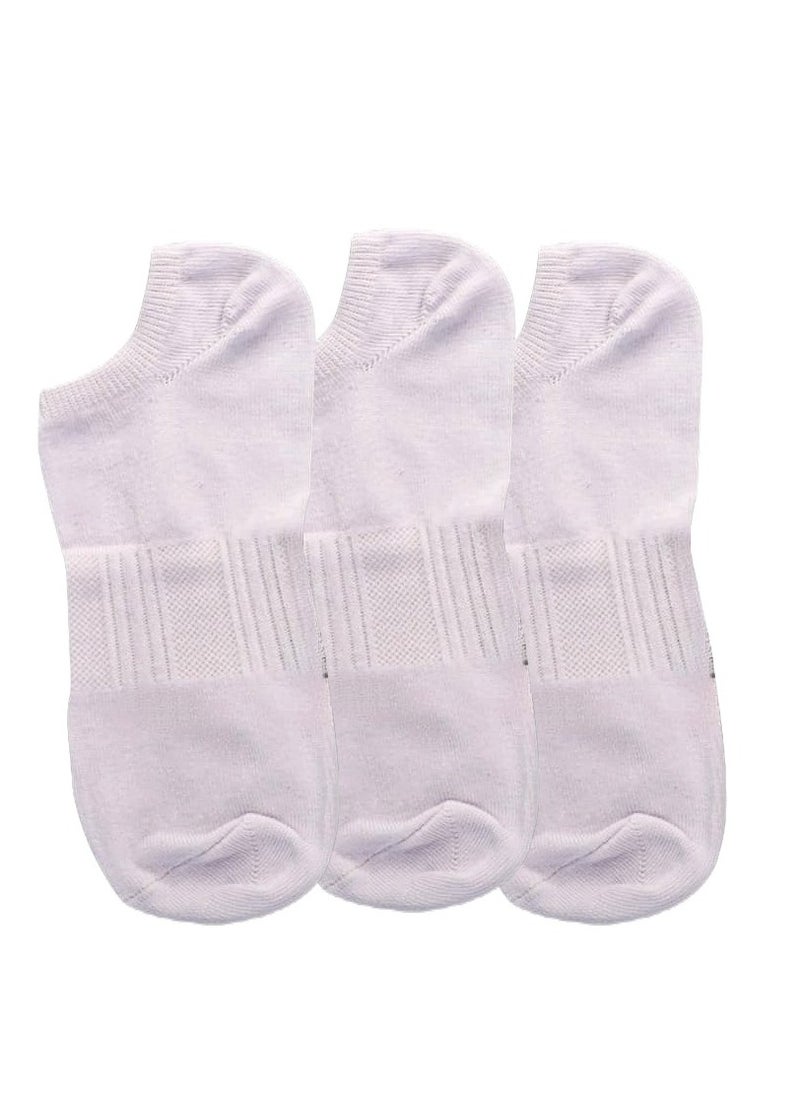 Future future socks ٍlow cut white pack of 3 Size 31-35  cotton  - Image 1