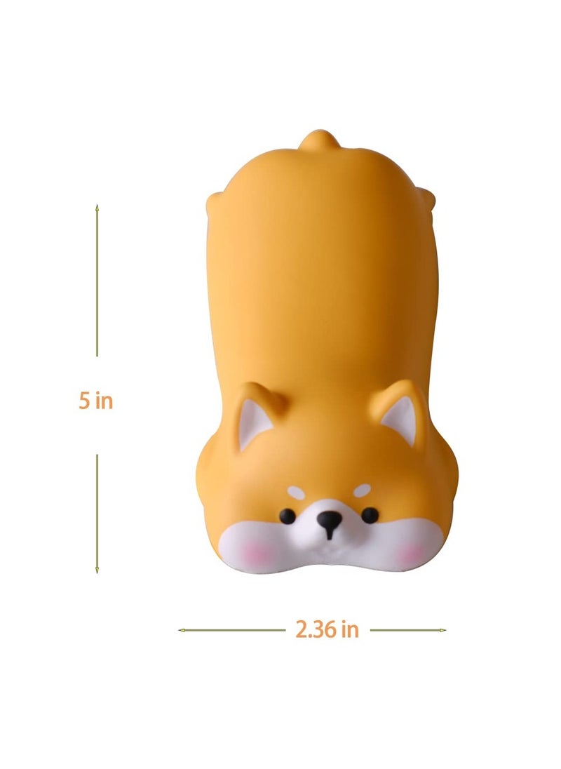 Ergonomic Kawaii Wrist Rest Mouse Pad for Office Comfort Slow Rising PU Support Yellow