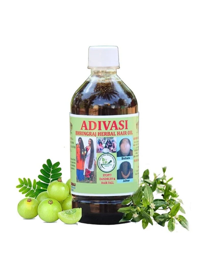 Oil Adivasi Bhringraj Herbal Hair Oil 200ml Made By Pure Adivasi Natural Herbs - Image 1
