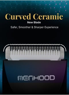 MENHOOD MENHOOD Grooming Trimmer Mini - Best Waterproof Trimmer for Men, Cordless Body and Ball Trimmer, Male Body Hair and Chest Hair Trimmer, Shaver and Razor for Men, 90-Min Run Time, Travel-Friendly  - Image 4