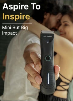 MENHOOD MENHOOD Grooming Trimmer Mini - Best Waterproof Trimmer for Men, Cordless Body and Ball Trimmer, Male Body Hair and Chest Hair Trimmer, Shaver and Razor for Men, 90-Min Run Time, Travel-Friendly  - Image 5
