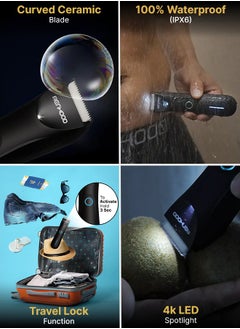 MENHOOD MENHOOD Grooming Trimmer Mini - Best Waterproof Trimmer for Men, Cordless Body and Ball Trimmer, Male Body Hair and Chest Hair Trimmer, Shaver and Razor for Men, 90-Min Run Time, Travel-Friendly  - Image 3