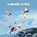Fms 410mm T28 RC Plane for Beginners Easy to Fly with 3 Flight Modes and OneKey Return Durable EPP Foam and Prop Guard Ready to Fly RTF Remote Control Aircraft for Adults - Image 4