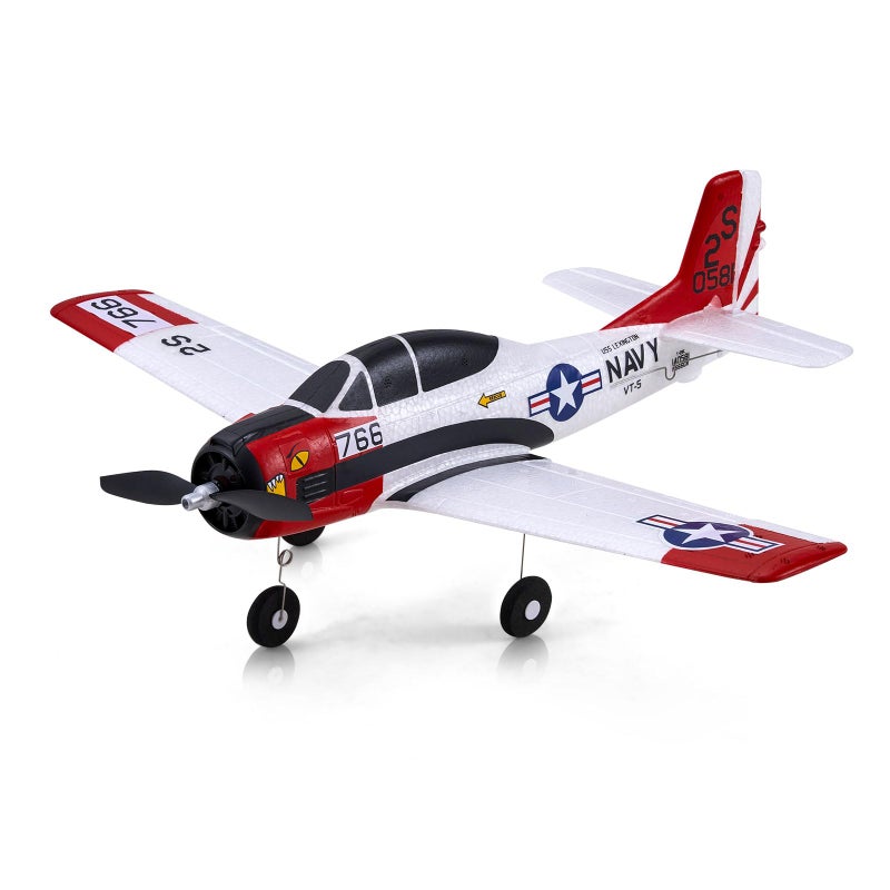 Fms 410mm T28 RC Plane for Beginners Easy to Fly with 3 Flight Modes and OneKey Return Durable EPP Foam and Prop Guard Ready to Fly RTF Remote Control Aircraft for Adults - Image 3