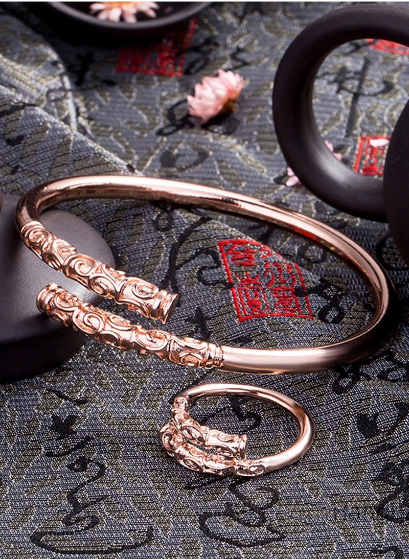 Hanghaijia Unisex Vintage Monkey King Wukong Gold band  style forever Bracelet  - Image 1