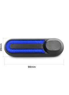 CMGTYYD 4 PCS Reflective Scooter Rear Side Wheel Cover Reflective Strip for Xiaomi 1S M365 Pro Pro2 Scooter, Scooter Wheel Hubs Cap with Screws Rear Wheel Protective Decorative Shell  - Image 3
