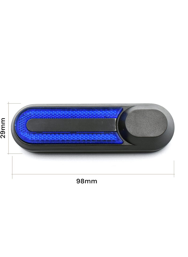 CMGTYYD 4 PCS Reflective Scooter Rear Side Wheel Cover Reflective Strip for Xiaomi 1S M365 Pro Pro2 Scooter, Scooter Wheel Hubs Cap with Screws Rear Wheel Protective Decorative Shell  - Image 3