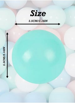BKMax 50 Pcs Soft Ball |[Multi-Colour Plastic Ocean Balls for Kids |Safe & Durable Play Balls | Ideal for Pools, Indoor/Outdoor |[INon-Toxic & BPA-Free |Set of 50 |Light Colours | Gift item | Baby toy (Set of 50)  - Image 2