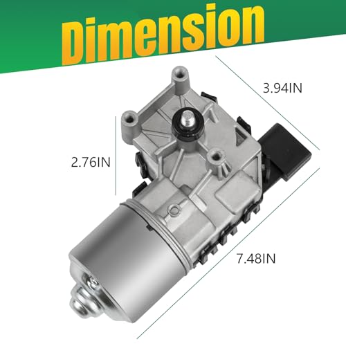 Dexepe Windshield Wiper Motor Compatible with Volkswagen Jetta 2011-2018 Replace 6R1955119A 5C6-955-113A 5C7-955-113D 5C6-955-121A - Image 4