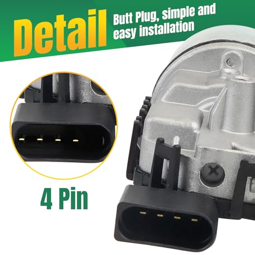 Dexepe Windshield Wiper Motor Compatible with Volkswagen Jetta 2011-2018 Replace 6R1955119A 5C6-955-113A 5C7-955-113D 5C6-955-121A - Image 5
