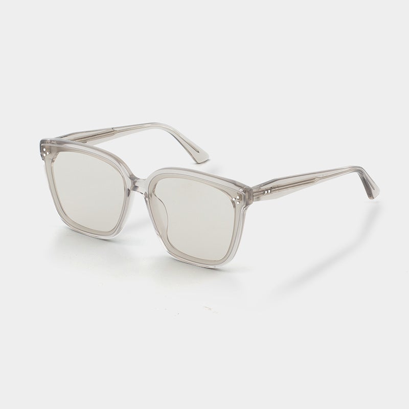 Generic 2023 New GM sunglasses womens high-grade panel UV protection Fashion Net red same Palett sunglasses menTransparent light brown frame/khaki piece Transparent light brown frame/khaki piece 