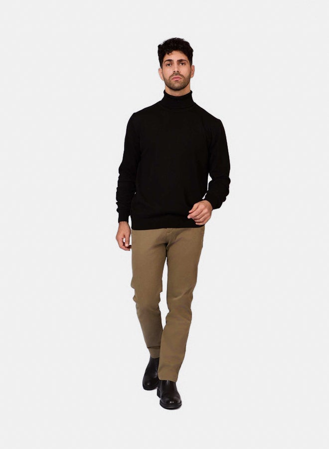 DALYDRESS Men Regular Fit Pullover - Black 