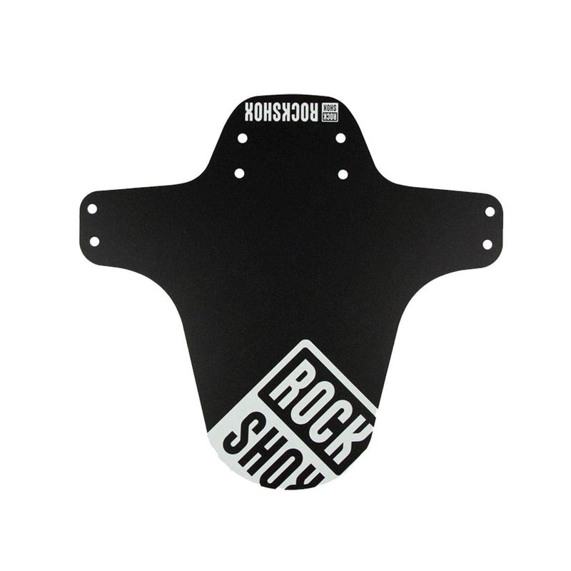RockShox MTB Fork Fender Black with White Print - Image 1