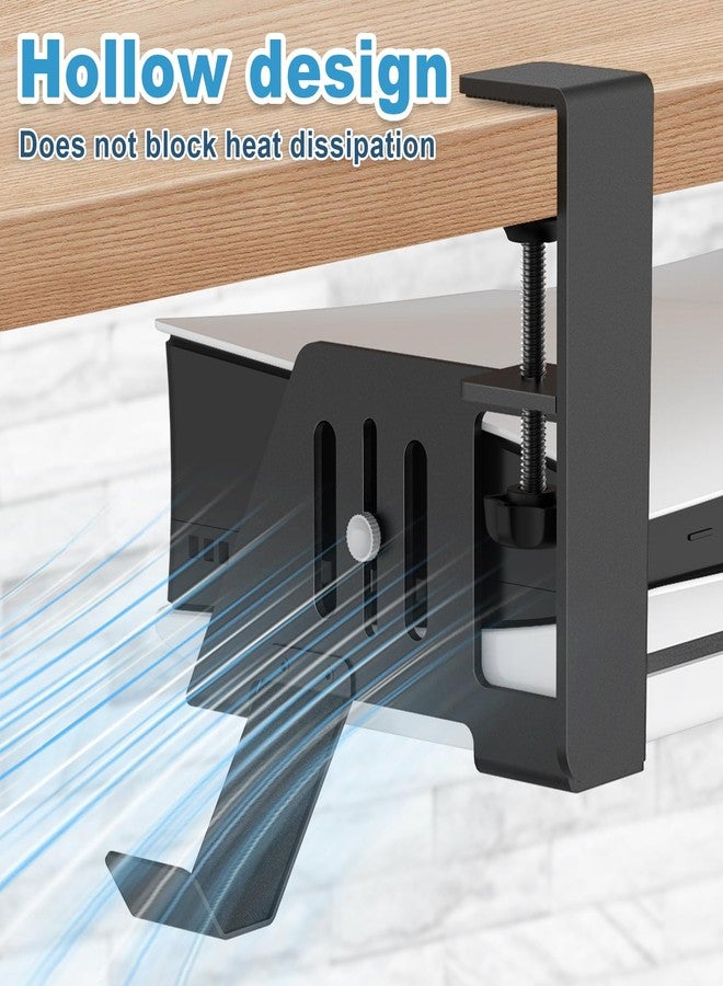 JUSPRO PS5 Under Desk Mount Holder Compaitble with PS5/PS5 Slim Disc & Digital Edition Console. - Image 4