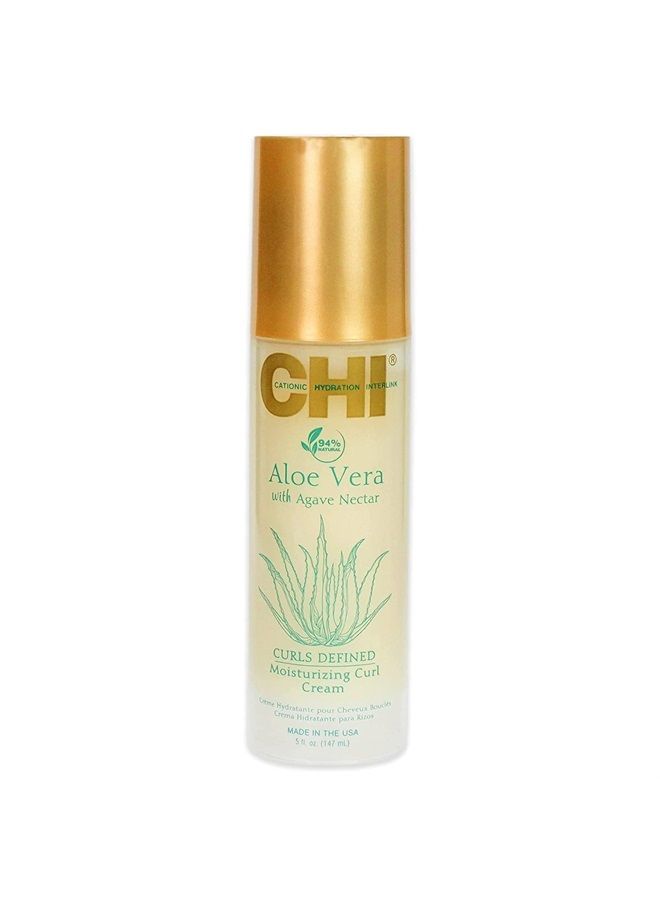 CHI Aloe Vera Moisturizing Curl Cream, 5 Fl Oz - Image 1