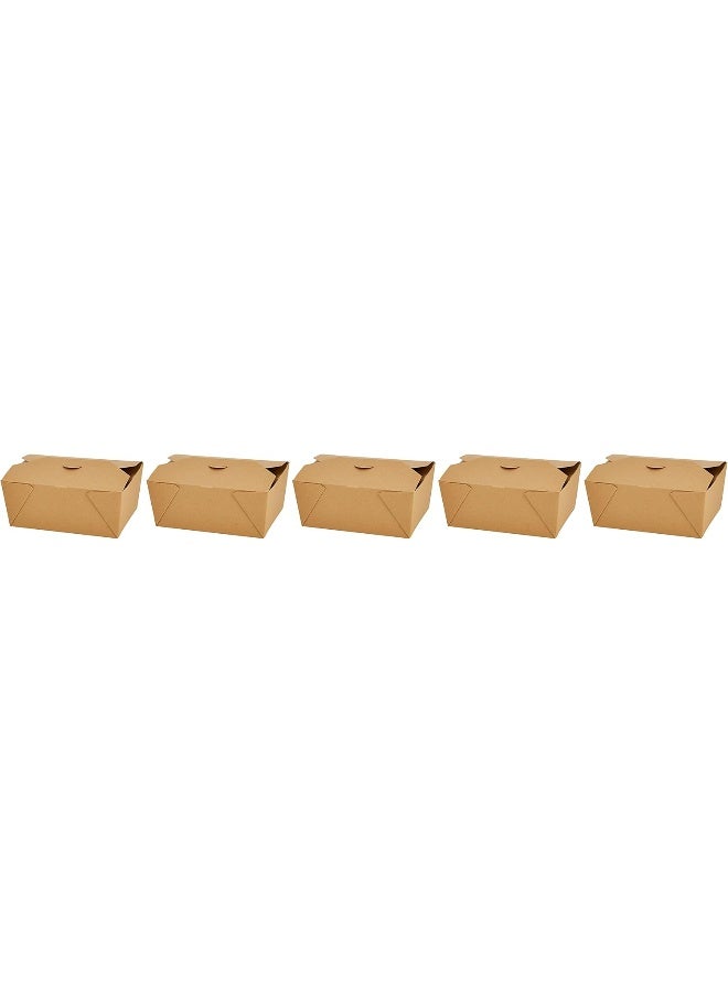 Hotpack هوت باك | صندوق طعام كرافت 72 أونصة 5 - قطع - Image 2
