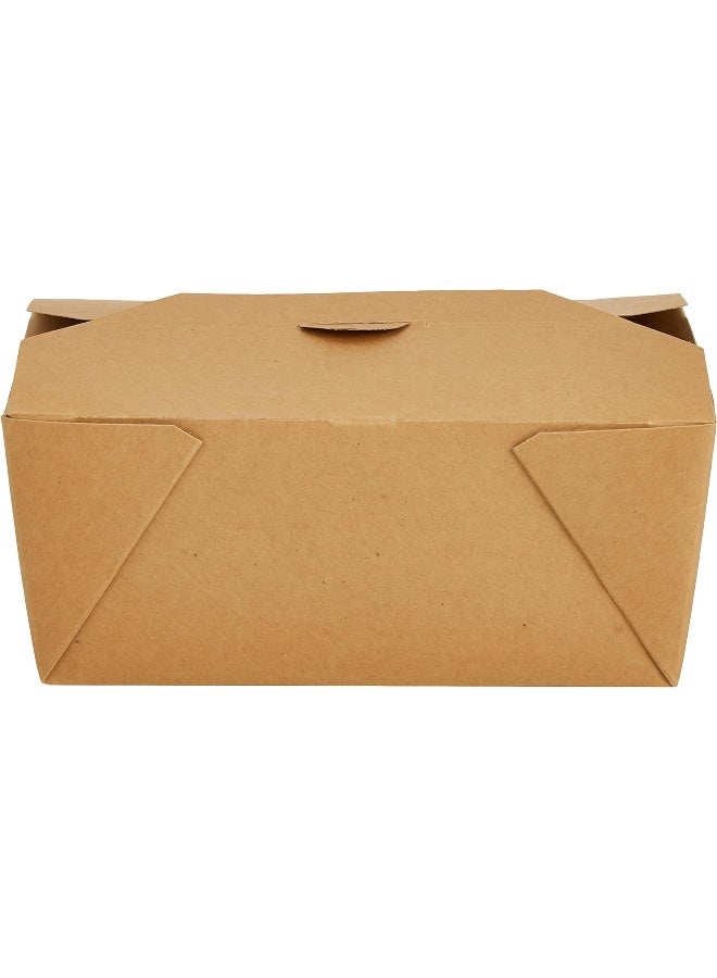 Hotpack هوت باك | صندوق طعام كرافت 72 أونصة 5 - قطع - Image 1