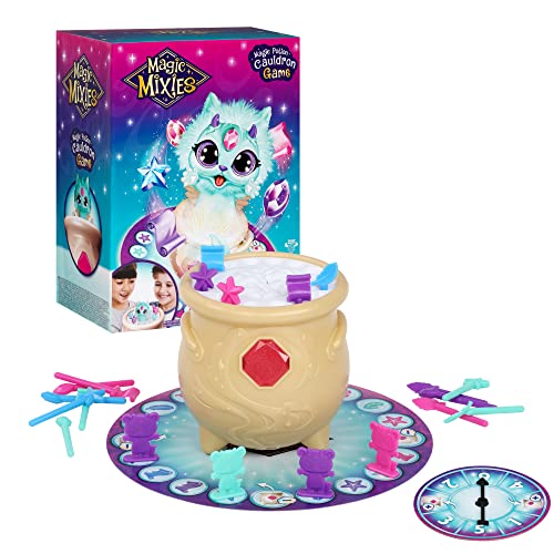 Moose Toys Magic Mixies Potion Game Place The Magic Ingredients Into The Cauldron and Make The Mixie Pop Up to Win - Image 1