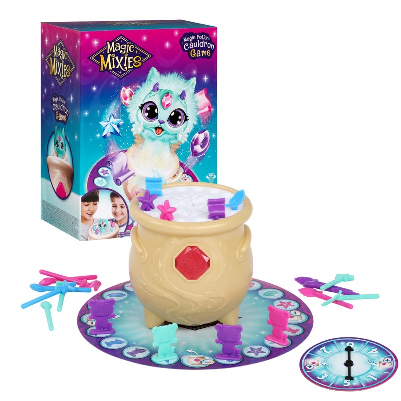 Moose Toys Magic Mixies Potion Game Place The Magic Ingredients Into The Cauldron and Make The Mixie Pop Up to Win - Image 2
