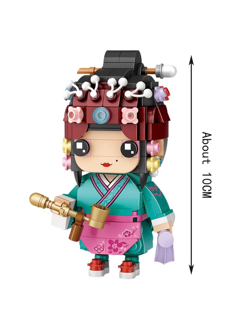276pcs Matchmaker Chinese Opera Character Model Set Building Blocks Creative Diy Assembly Building Assembly Toys Children Adult Home Decoration - Image 2