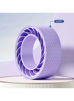 Gonice 1pc Yoga Massage Circle, Indoor Pilates Fitness Roller, Workout Auxiliary Equipment For Beauty Back, Body Stretching  - Image 2