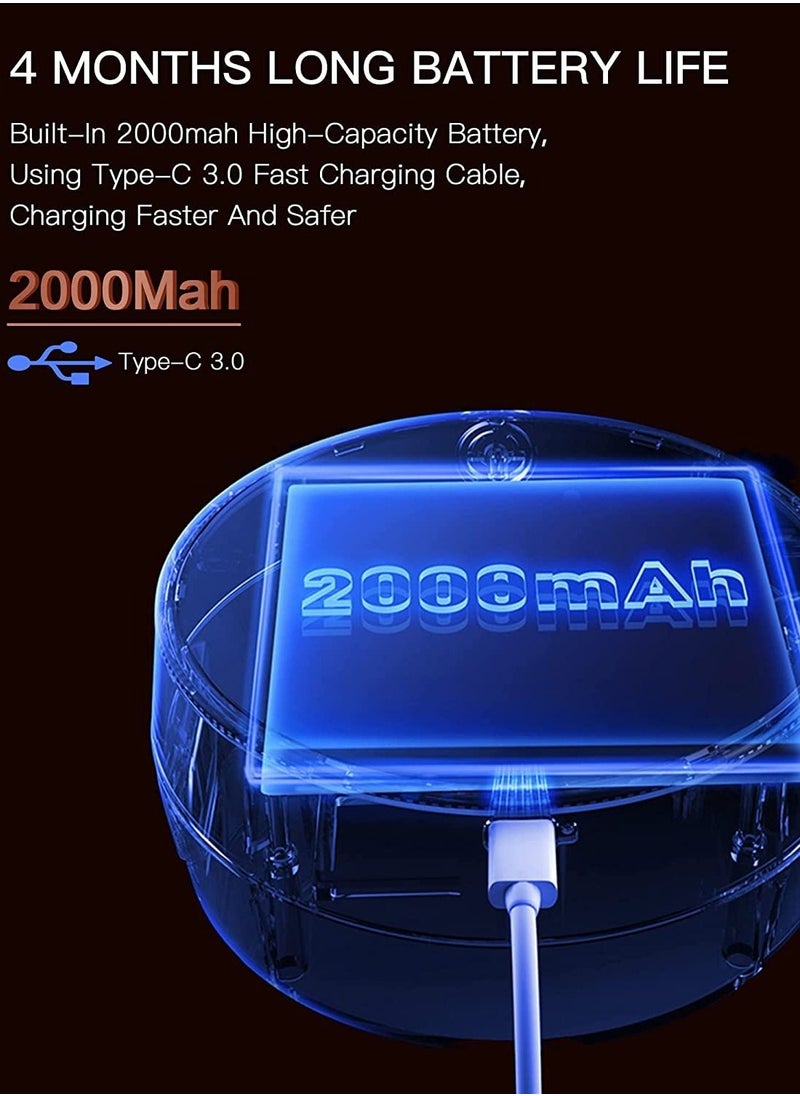 KASTWAVE موزع صابون أوتوماتيكي رغوي بدون استخدام اليدين، موزع صابون رغوي مثبت على الحائط، موزع صابون بدون لمس، موزع صابون كهربائي ذكي مثبت على الحائط للحمام والمطبخ (أسود)  - Image 4