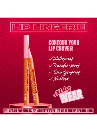 Lip Lingerie Lip Liner Stain, Seamless All Day Stain, Waterproof, Tease U Later - view 2