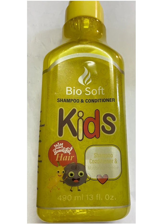 Bio Soft - Bio Soft Shampoo & Conditioner Kids With Banana 490Ml - Image 1