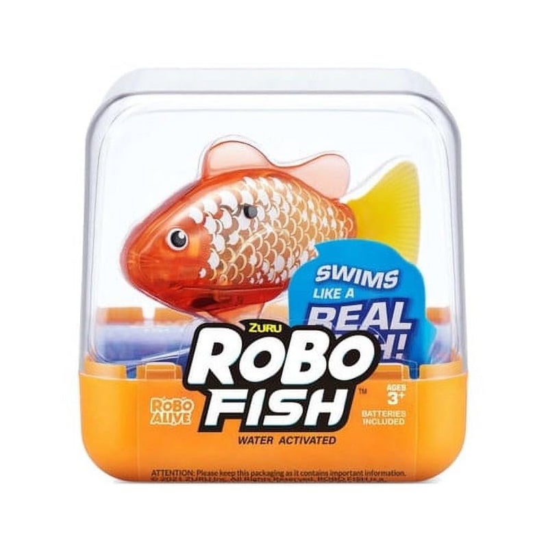 ZURU Robo Alive Series 3 Water Activated Robotic Swimming Fish (7 cm, Assorted) - Image 1